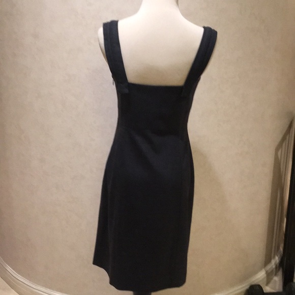 Elie Tahari Charcoal Wool Edgy Sheath 2 - Picture 3 of 8